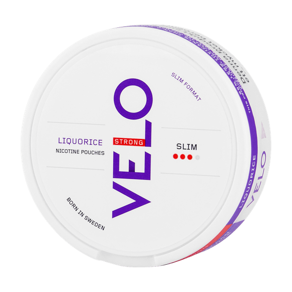 VELO Liquorice Strong Slim nikotiinipadjad