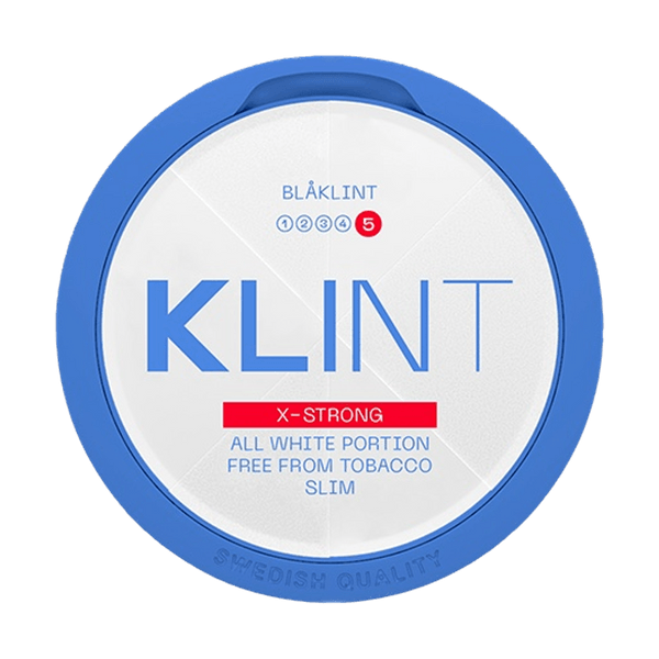 KLINT Blåklint Slim X-Strong nikotiinipadjad