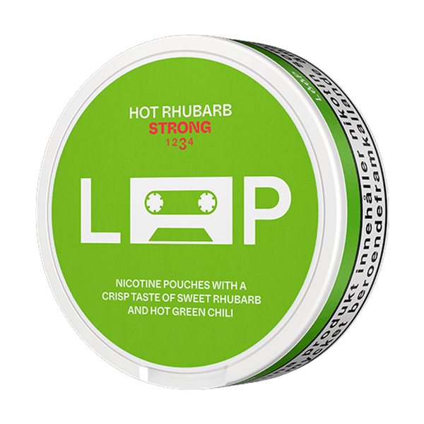 LOOP Hot Rhubarb Strong nikotiinipadjad