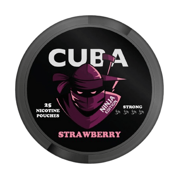 CUBA Ninja Strawberry nicotine pouches