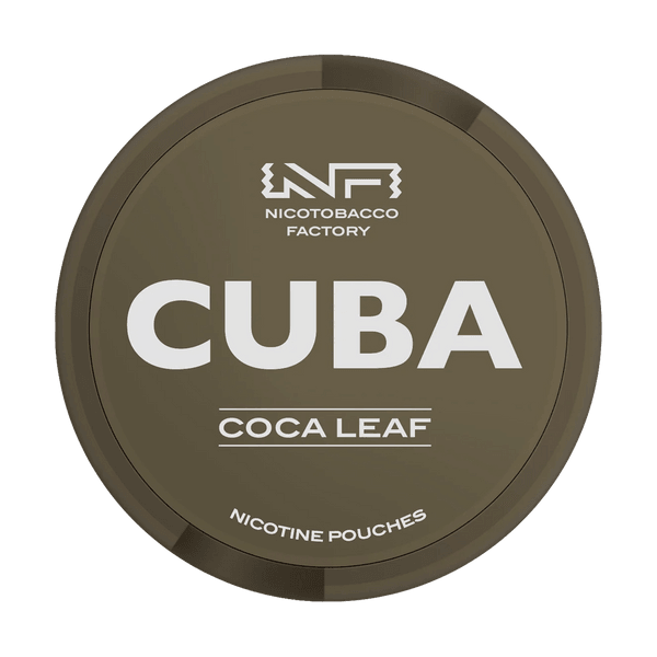 CUBA Coca Leaf nikotino maišeliai