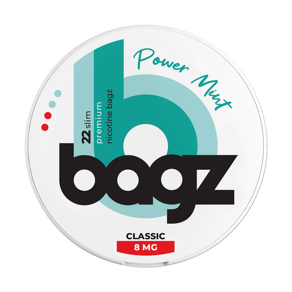 Bagz Bagz Power Mint 8mg nikotiinipadjad