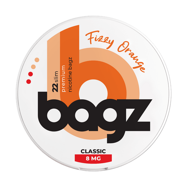 Bagz Fizzy Orange 8mg nikotino maišeliai