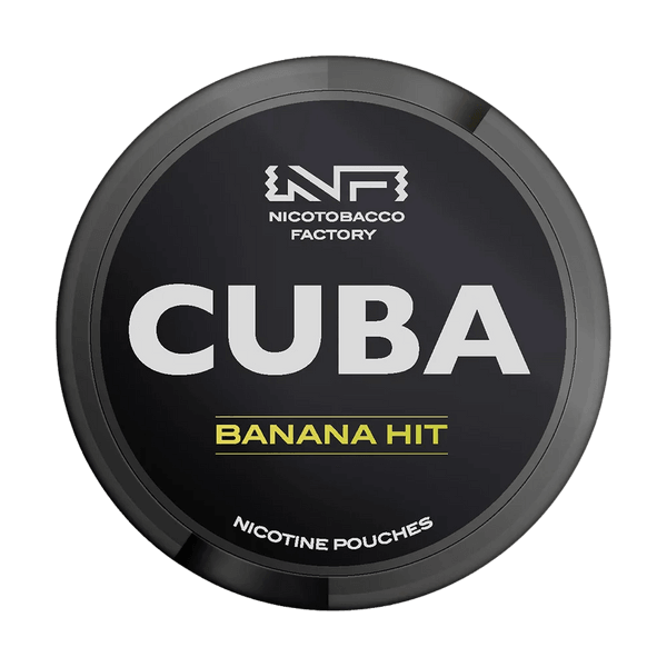 CUBA Banana Hit nikotino maišeliai