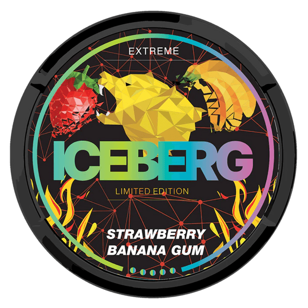 ICEBERG ICEBERG Strawberry Banana Gum Extreme nikotiinipadjad