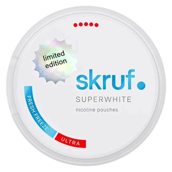 SKRUF SKRUF Superwhite Fresh Freeze nikotiinipadjad