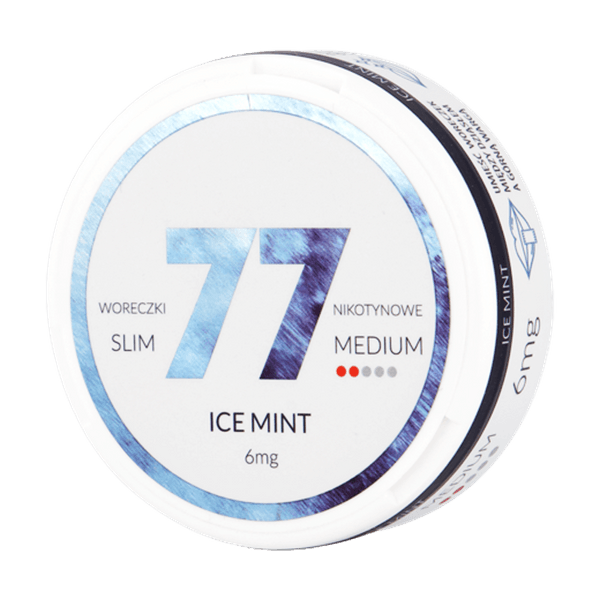 Nikotinové sáčky 77 Ice Mint 6mg